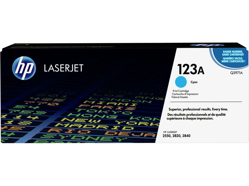Cartouche d'encre HP 123A Cyan (Q3971A)