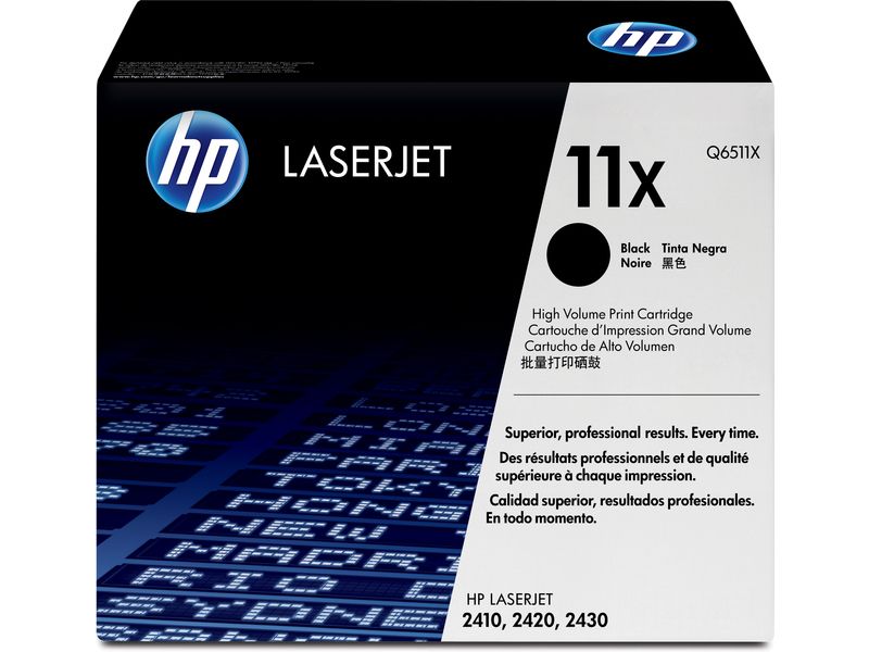 HP 11X High-Capacity Black Toner (Q6511X)