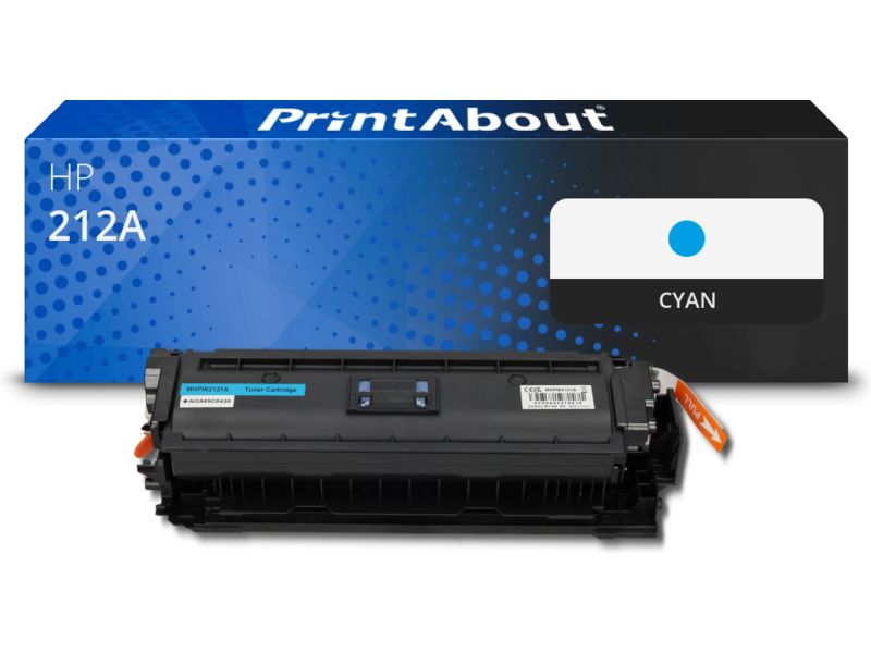 PrintAbout Compatible HP 212A (W2121A) Cyan Toner