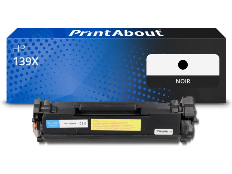 Toner compatible PrintAbout HP 139X (W1390X) - Noir