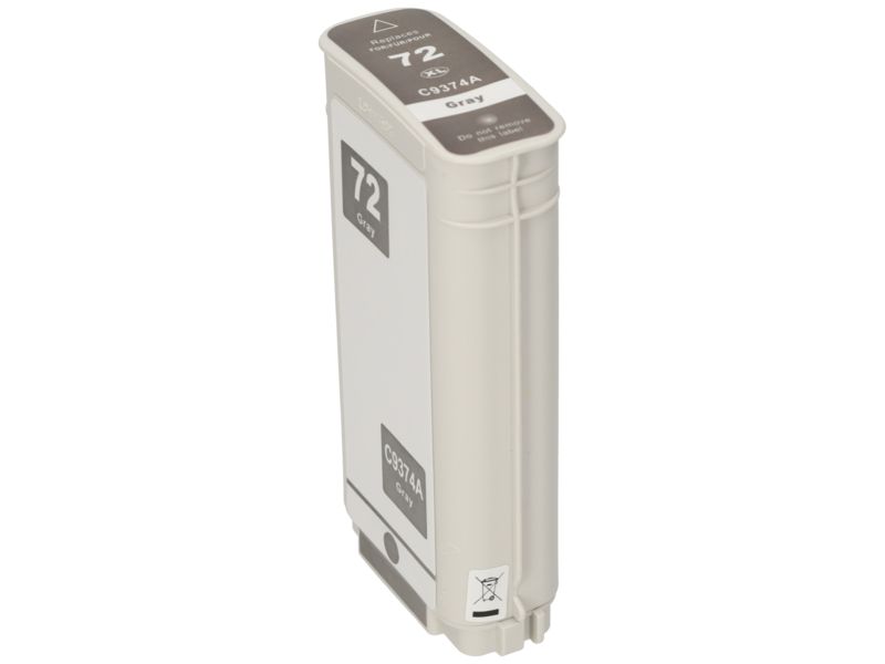 Cartucho de tinta PrintAbout compatible HP 72 - Gris