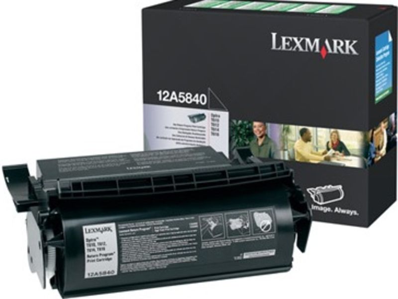 Lexmark 12A5840 Black Toner