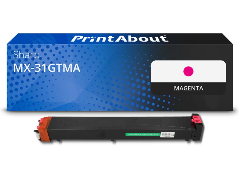 PrintAbout Sharp MX-31GTMA Magenta Toner