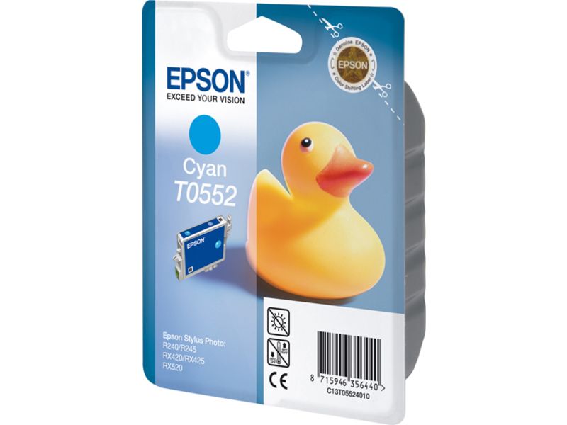 Cartouche d'encre Epson cyan T0552