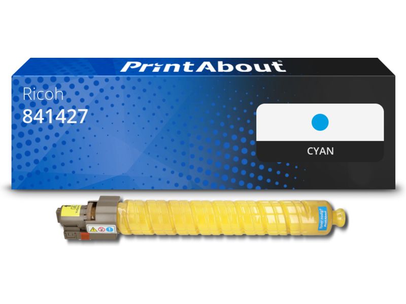 Toner Ricoh compatible PrintAbout - Cian (841427, 16500 páginas)