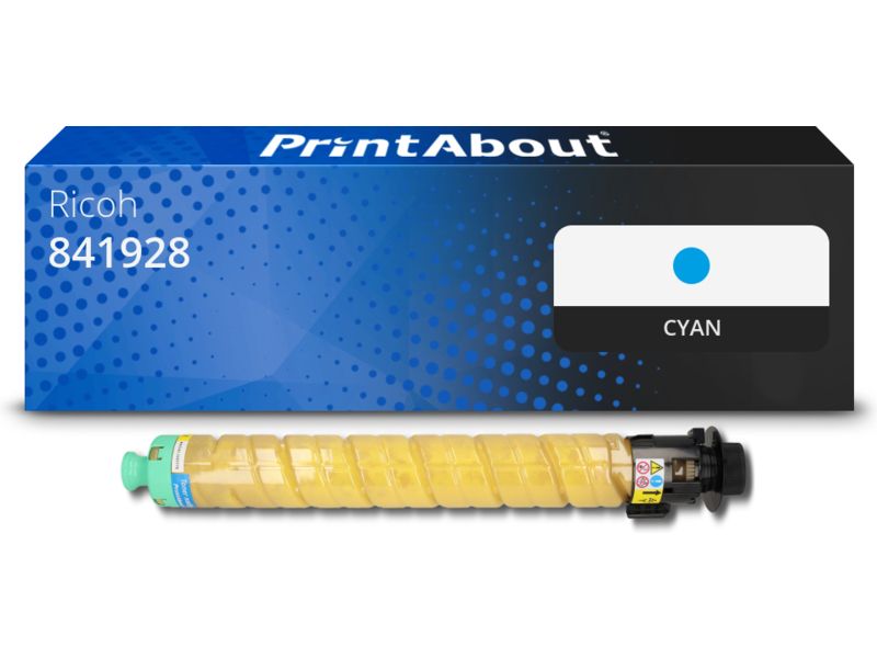 PrintAbout Ricoh 841928 (MP C2503) Compatible Toner - Cyan - High Capacity