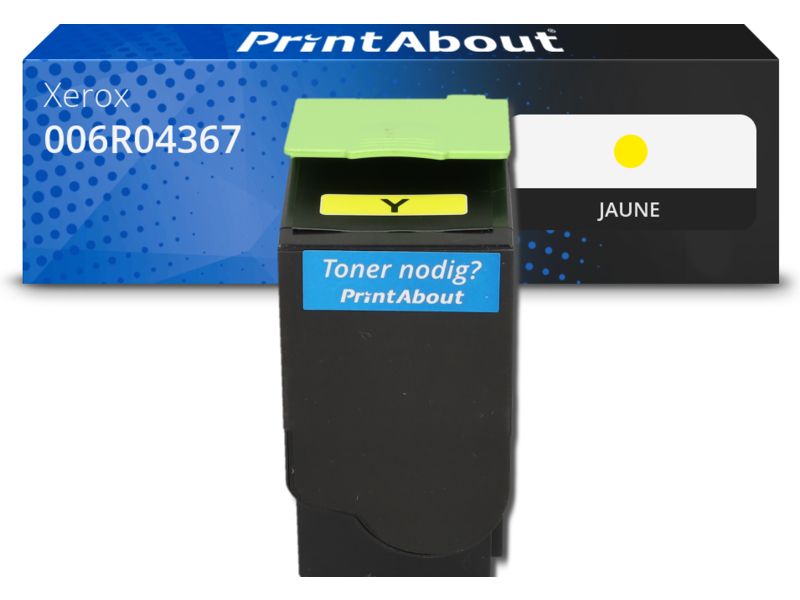Toner Xerox compatible PrintAbout 006R04367 - Jaune - Grande capacité