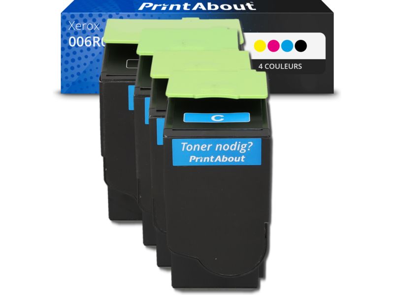 Xerox Compatible Toner 006R04364/65/66/67 - 4 Colors - High Capacity - Multipack by PrintAbout