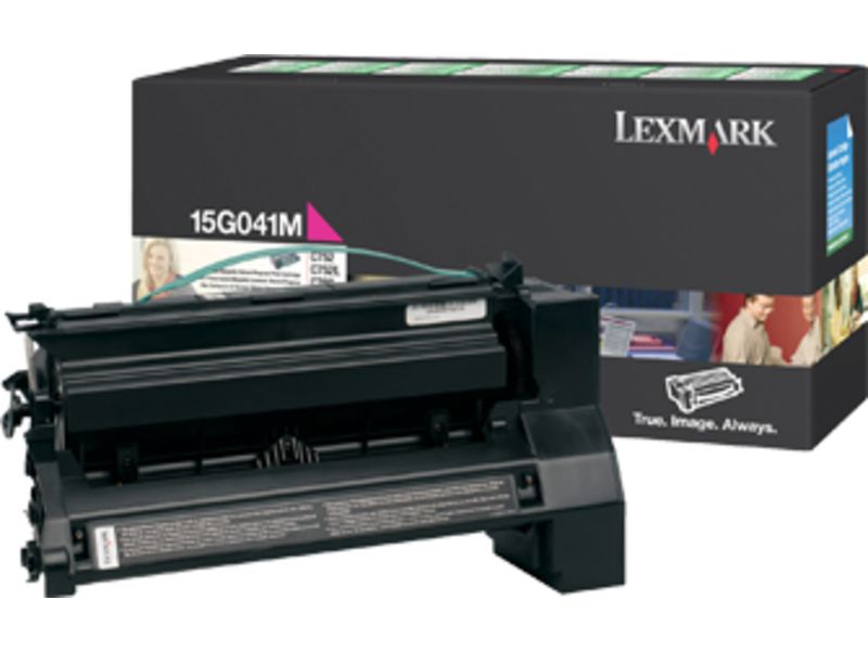 Cartouche de toner Lexmark 15G041M - Magenta