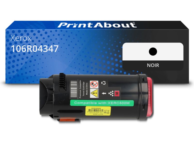 Toner compatible Xerox PrintAbout 106R04347 - Negro - Gran capacidad