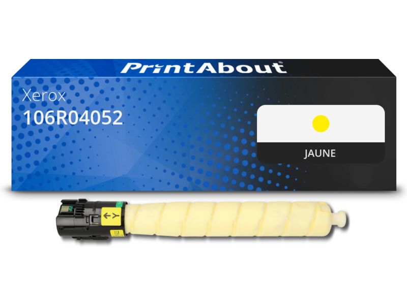 Toner compatible Xerox 106R04052 - Jaune - Grande capacité