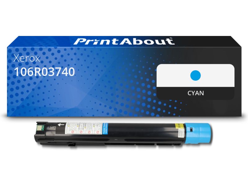 Toner Xerox Compatible 106R03740 - Cian - Alta Capacidad