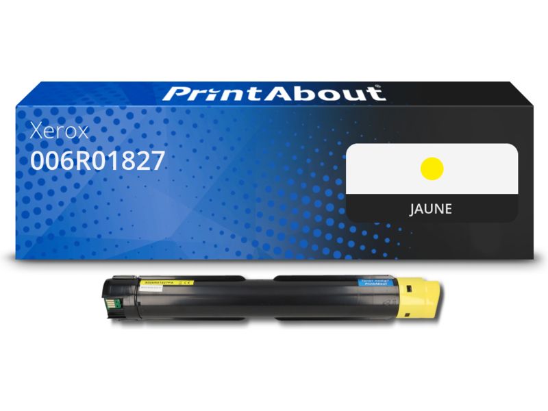 Toner compatible Xerox 006R01827 - Amarillo - Alta capacidad