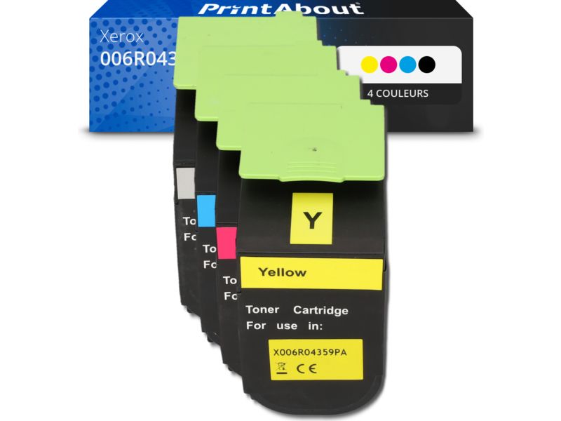 Cartouche d'encre compatible Xerox 006R04356/57/58/59 - Multipack 4 couleurs par PrintAbout