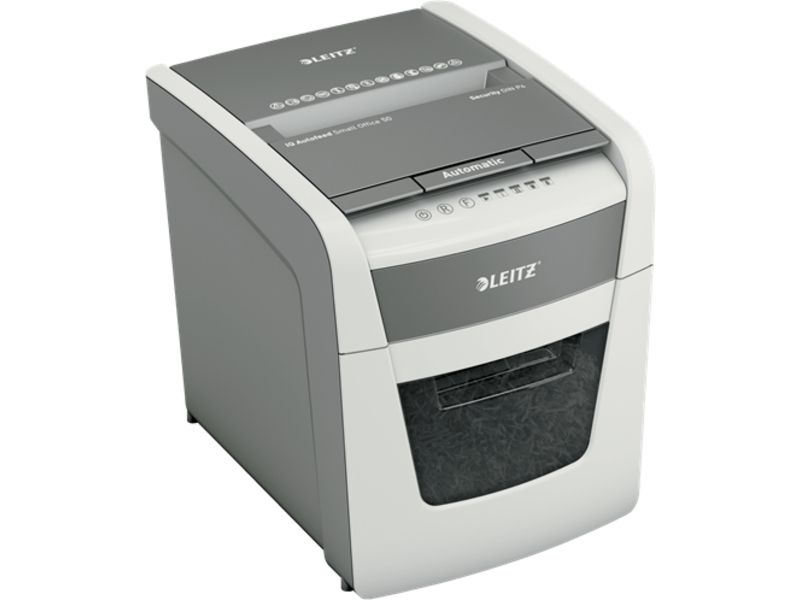 Déchiqueteuse de papier Leitz IQ Auto+ - Petite bureau 50X