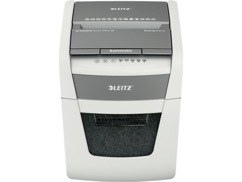 Déchiqueteuse de papier Leitz IQ Auto+ - Petite bureau 50X