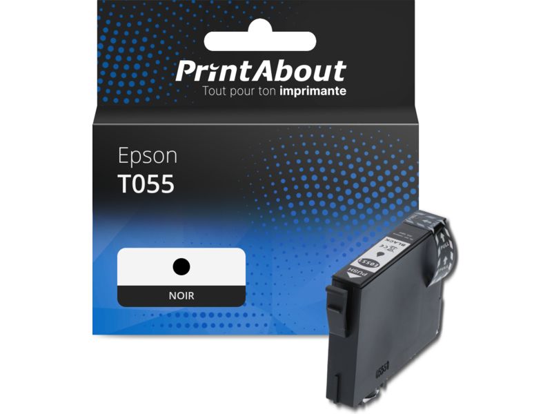 Cartouche compatible Epson T055 - Noir (C13T055140)