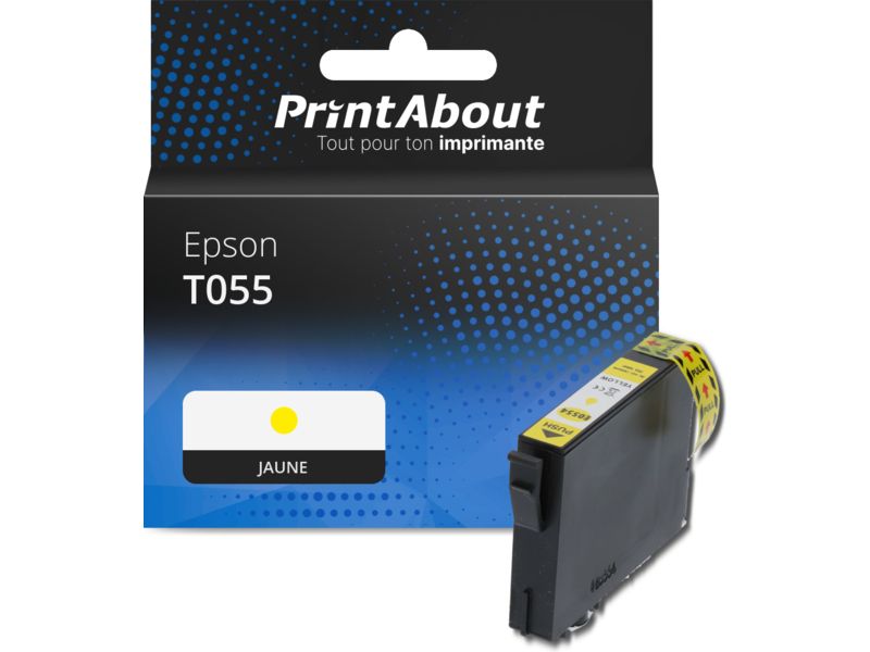 Cartucho compatible Epson T055 (C13T055440) - Amarillo