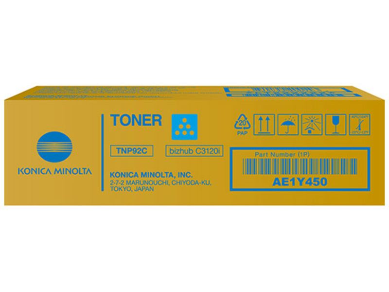 Toner Konica Minolta Cian TNP-92C (AE1Y450)