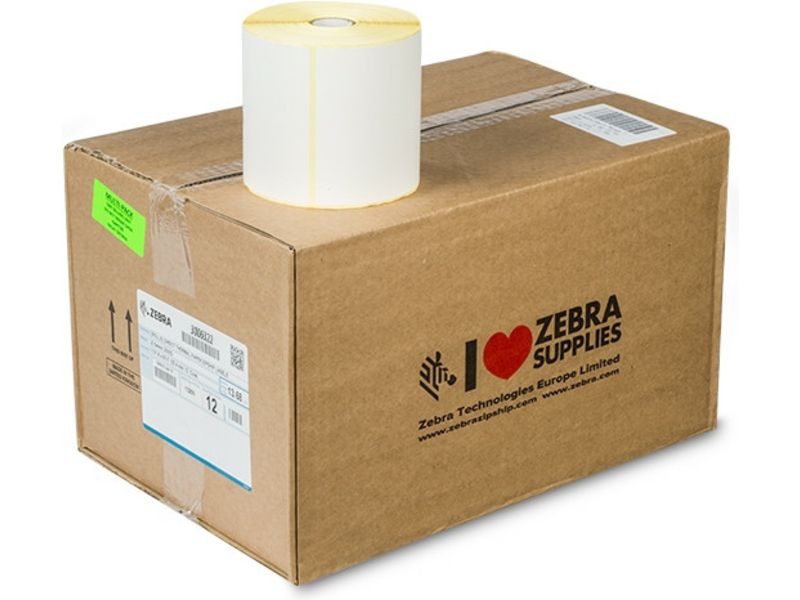 Zebra Z-Select 2000T Label, 102x152mm, 12 Rolls, Black on White