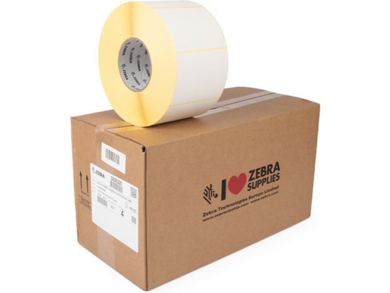 Zebra Z-Select 2000T Label, Black on White, 4 Roll, 102x76mm