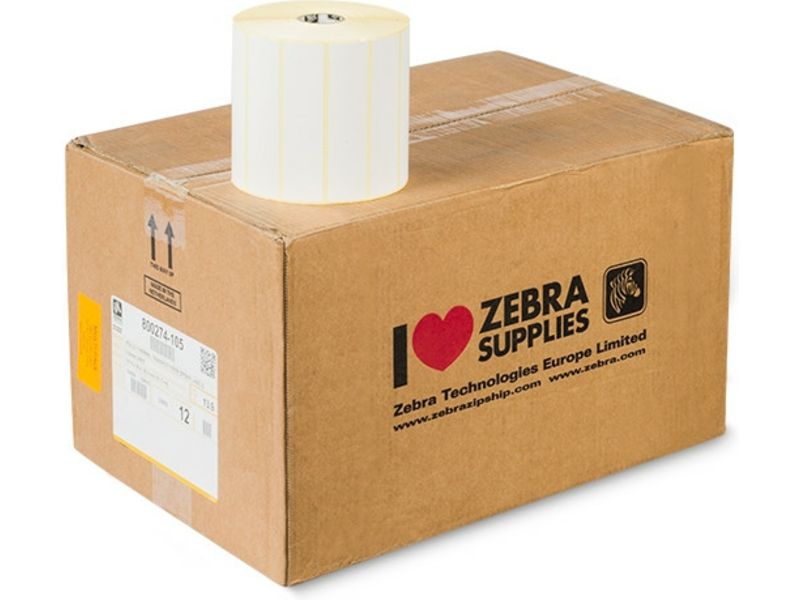 Zebra Z-Select 2000T Label - Black on White