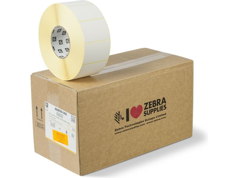 Zebra Z-Select 2000T Label, Black on White, 76x51mm, 4 Rolls
