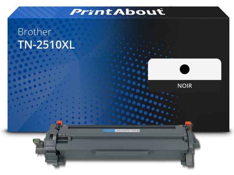 PrintAbout Compatible Brother TN-2510XL Toner - Black - High Capacity