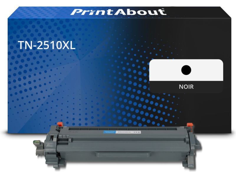 Toner compatible Brother TN-2510XL - Noir - Grande capacité