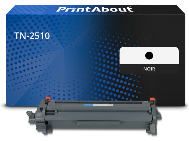 Toner compatible PrintAbout pour Brother TN-2510 - Noir - Capacité normale
