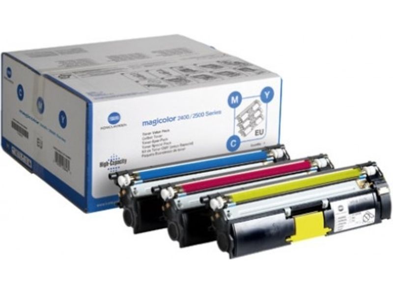 Cartouche de toner Konica Minolta 1710595-001, 3 couleurs