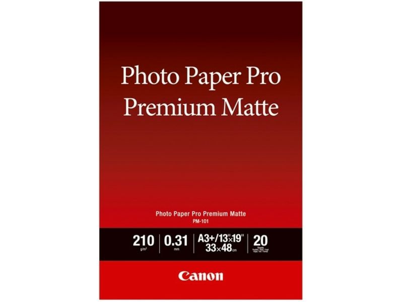 Canon A3+ Premium Matte Photo Paper (20 Sheets)