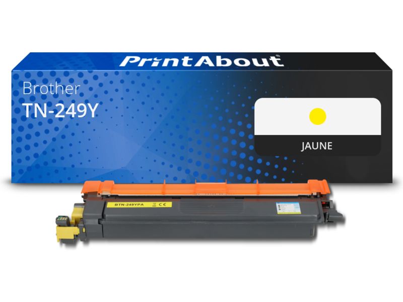 Toner Compatible Brother TN-249Y Amarillo de PrintAbout