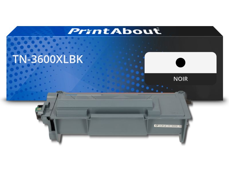 Tonre compatible Brother TN-3600XLBK - Noir - Grande capacité