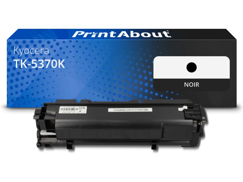 Cartouche de toner Kyocera TK-5370K Noire par PrintAbout