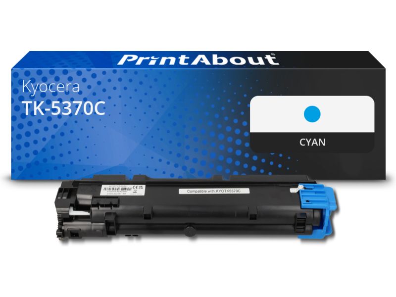 Toner Kyocera TK-5370C - Cian (Capacidad: 5500 páginas) por PrintAbout
