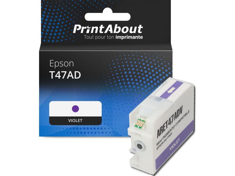 Epson T47AD Compatible Cartridge - Violet