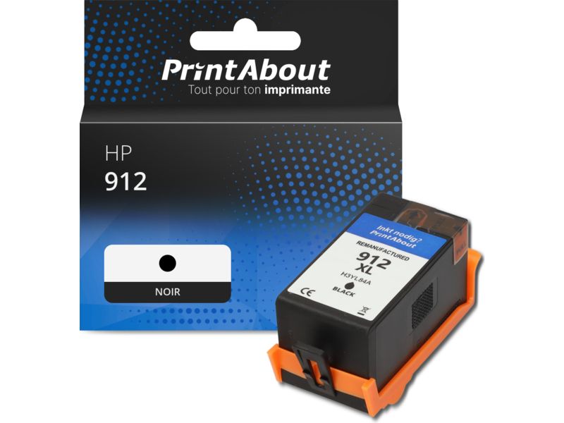 Cartouche compatible HP 912 PrintAbout - Noir