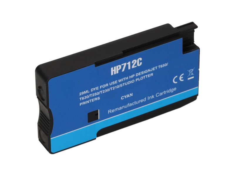 Cartouche d'encre compatible PrintAbout HP 712 - Cyan (3ED67A)
