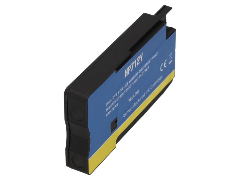 Cartouche compatible HP 712 PrintAbout - Jaune (3ED69A)