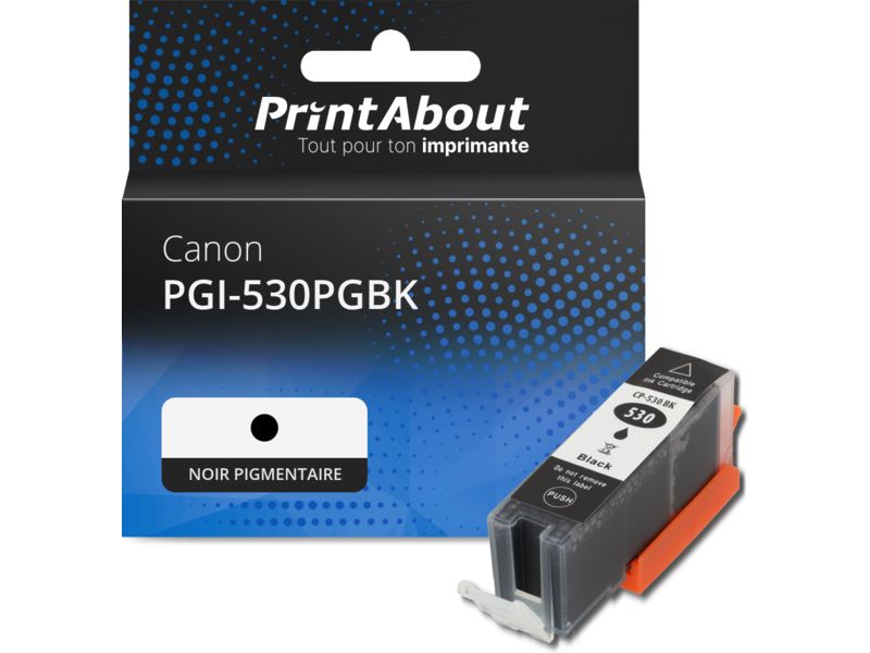PrintAbout Canon PGI-530PGBK Pigment Black Cartridge