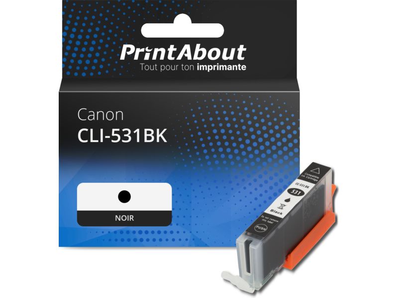 Cartucho de tinta Canon CLI-531BK - Negro