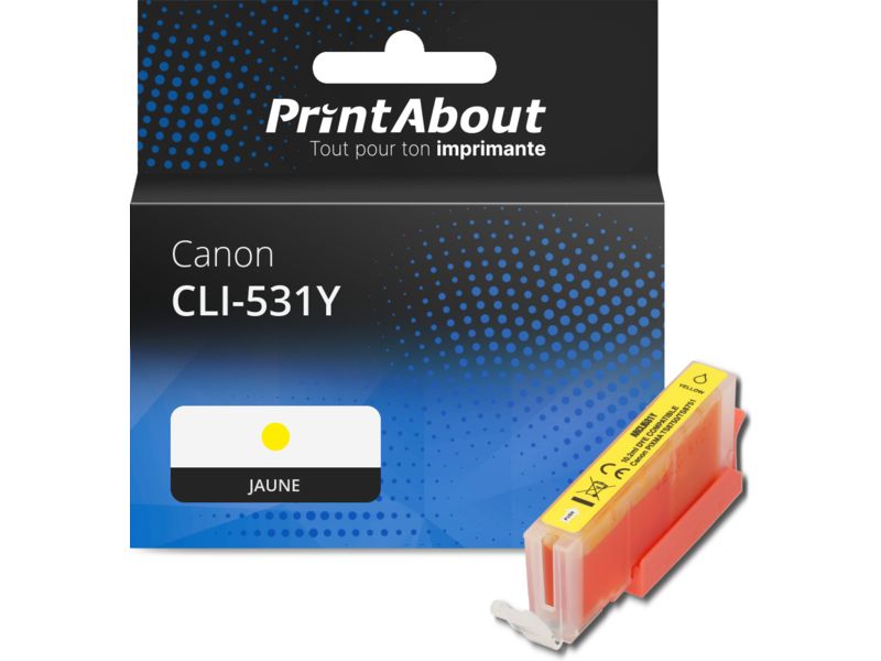 Canon CLI-531Y Yellow Ink Cartridge