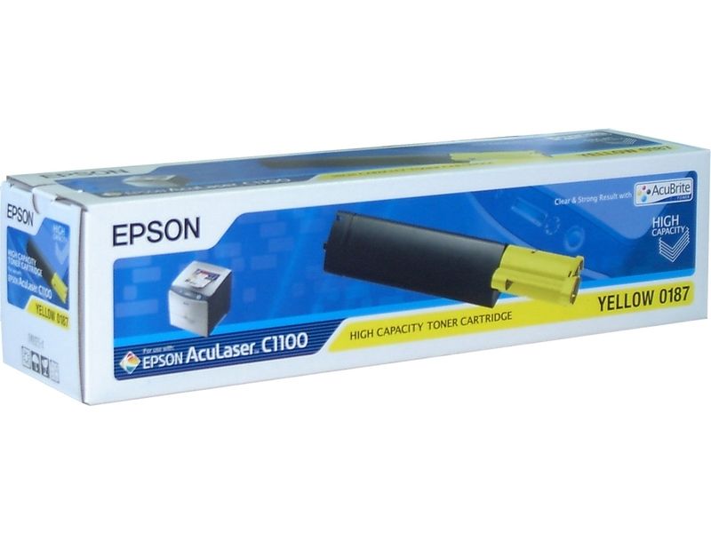 Cartouche de toner Epson C13S050187 - Jaune