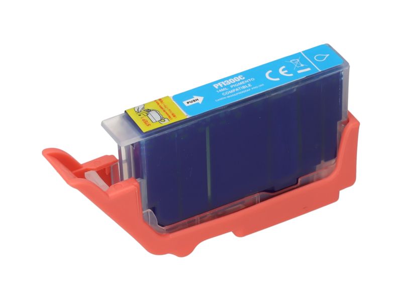 Cartucho de tinta compatible Canon PFI-300C - Cian con PrintAbout