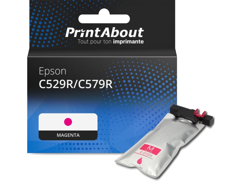 Cartucho compatible Epson C529R/C579R T01D300 - Magenta - Capacidad muy alta