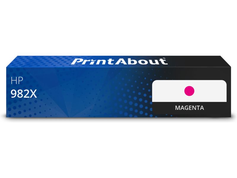 Cartouche d'encre compatible PrintAbout HP 982X (T0B28A) Magentă - Grande capacité