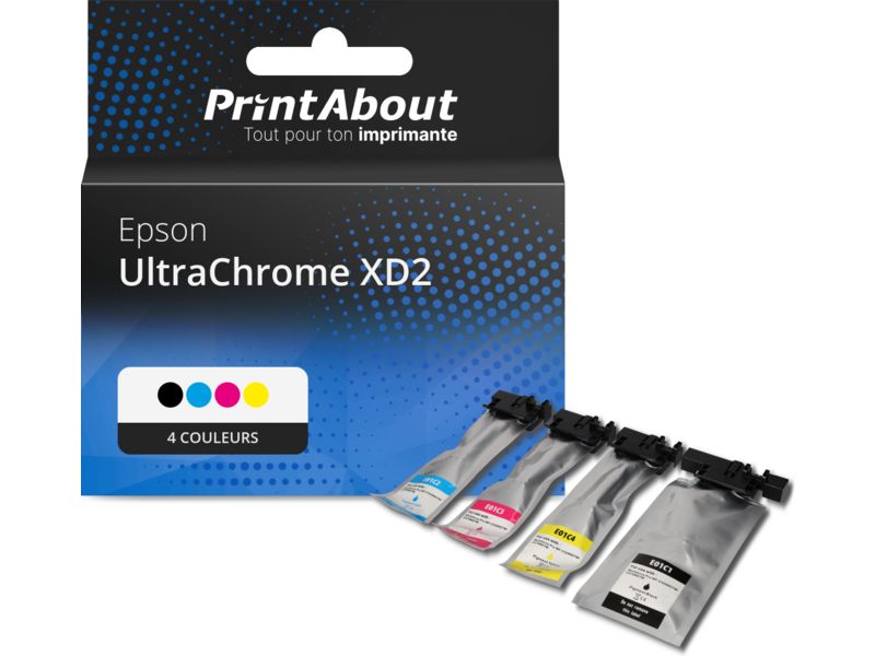 Epson UltraChrome XD2 Compatible Cartridge - 4-Color Multipack (C13T40D/41/42/43/440)