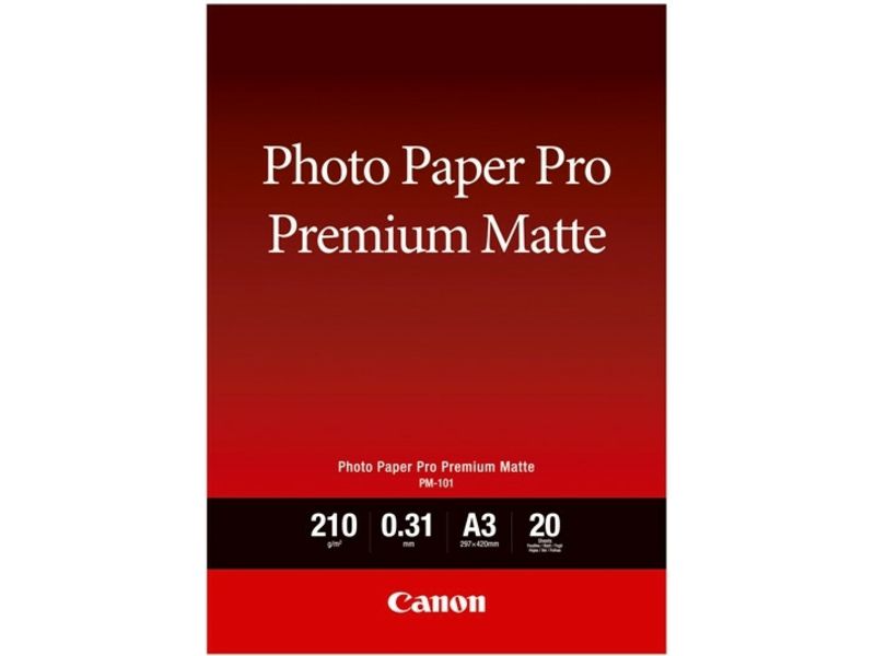 Canon PM-101 Premium Matte Photo Paper A3 (20 sheets) - Paper