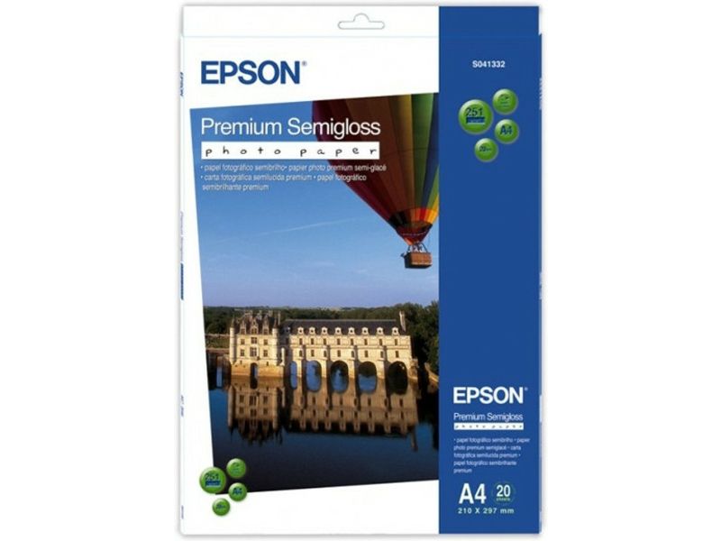 Papier photo Epson mat semi-brillant A4 (20 feuilles)